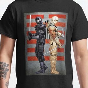 Snake Eyes & Storm Shadow From The G I  Joe Comic/Cartoon NWOT Sizes S-XXL